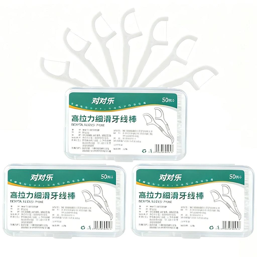 VIBE Dental Floss Picks High-Strength Disposable – 2/3/5 Boxes