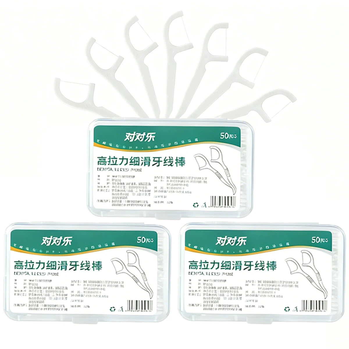 VIBE Dental Floss Picks High-Strength Disposable – 2/3/5 Boxes