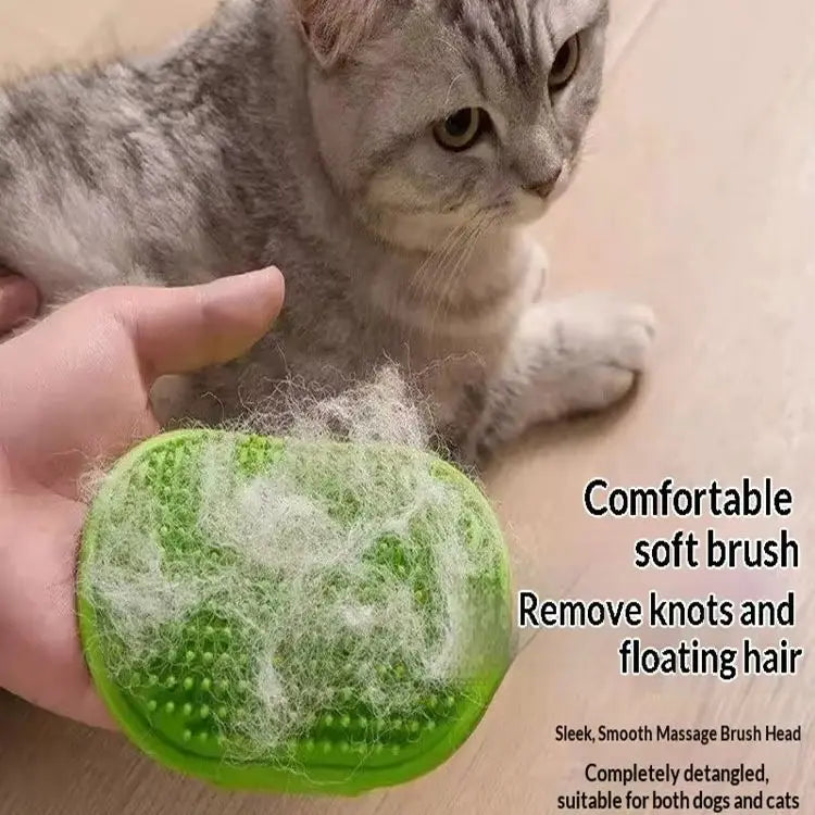 Cat Self-Grooming Wall Mount Brush – Loose Hair Remover