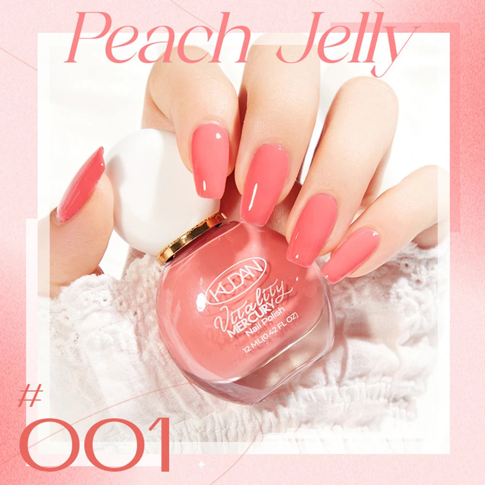 12ml Peelable Water-Based Nail Polish – Quick Air Dry & High Gloss