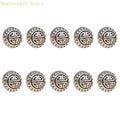 10Pcs Cloud Pattern Metal Buttons for Jackets, Coats & Sewing