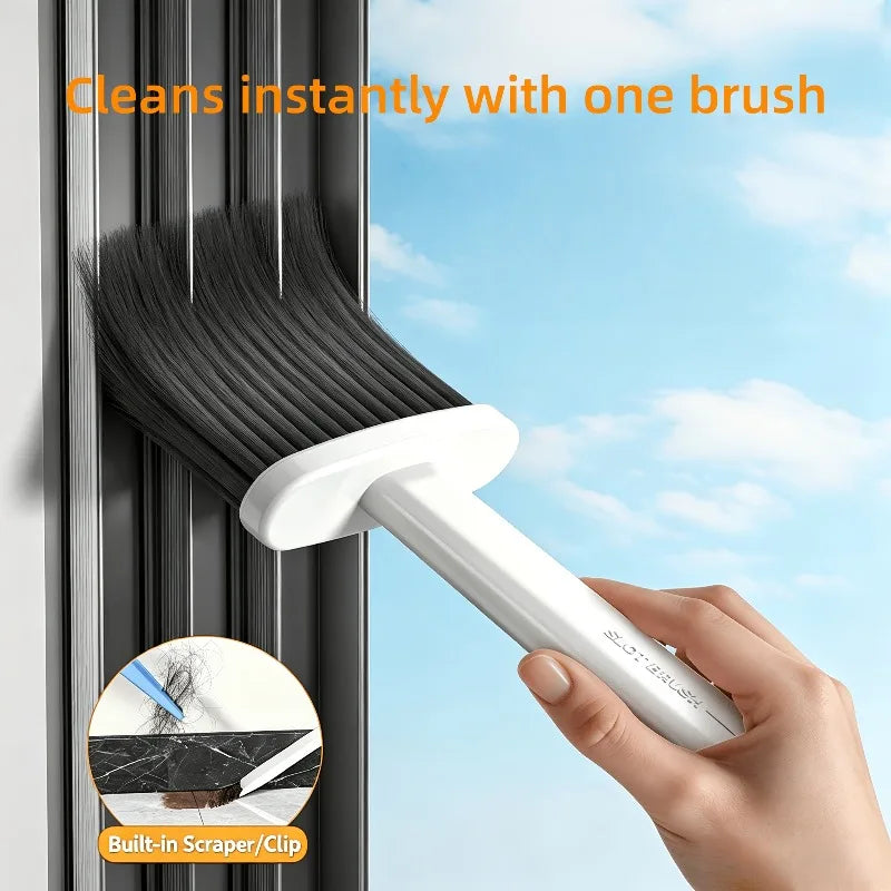 Window Track Cleaning Brush – Multi-Use Home & Car Duster