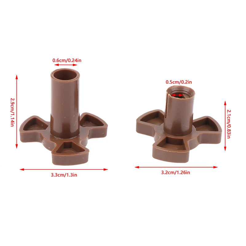 Universal Microwave Turntable Coupler S+L Roller Guide Set
