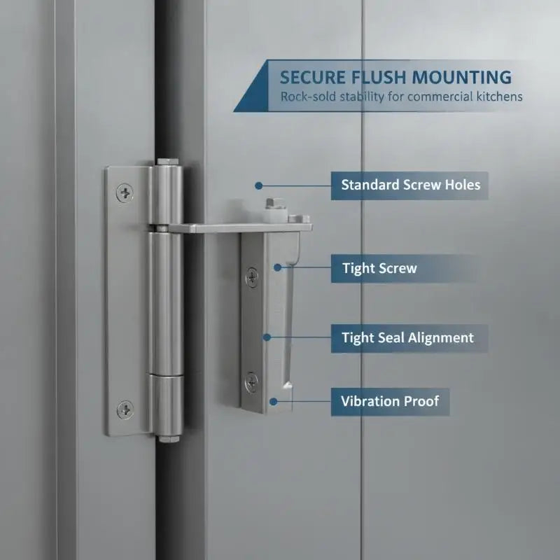 Automatic Pivot Refrigerator Door Hinge Spring Loaded Zinc Alloy