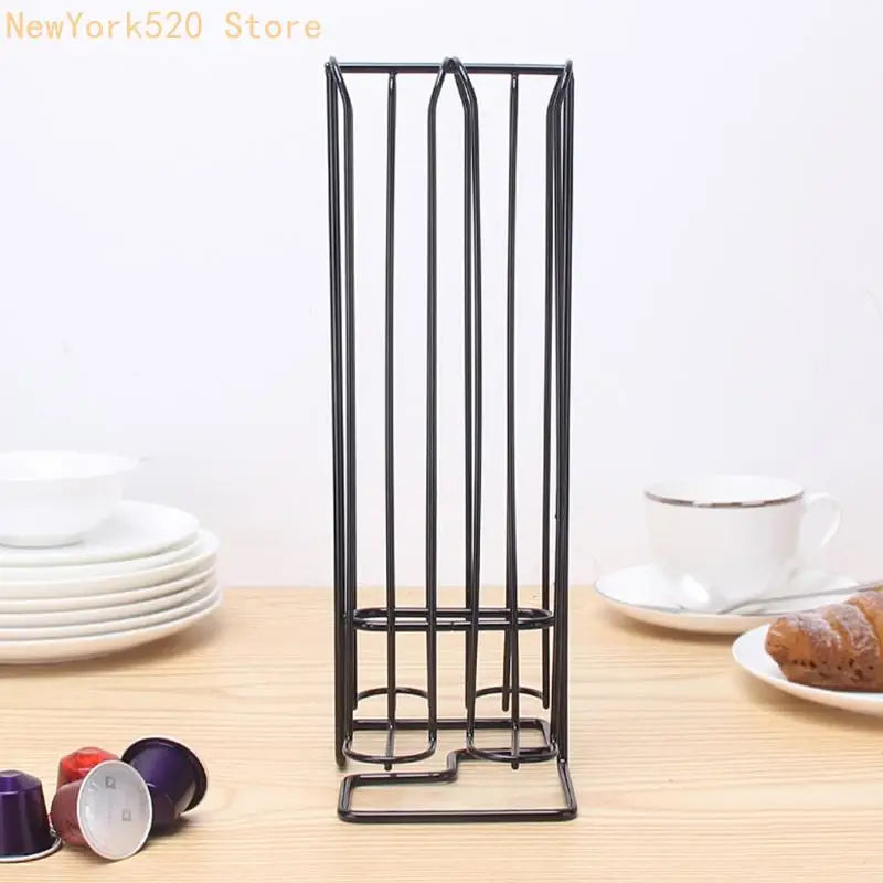 Modern Coffee Capsule Holder – Iron Espresso Storage Rack