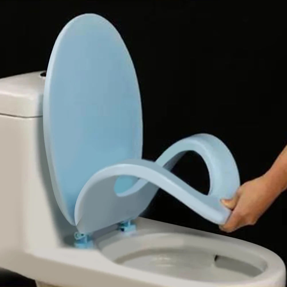 Round Soft Close Cushioned Toilet Seat – Quick-Release Cover