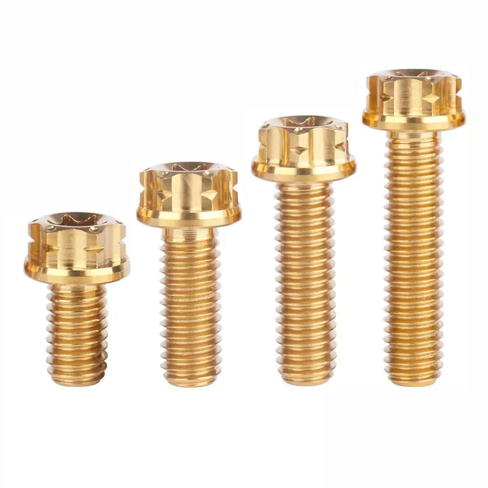 GR5 Titanium M6 Crown Bolt 10–30mm | Anti-Theft Decorative Screw