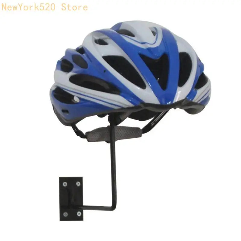 Wall-Mounted Motorcycle Helmet Hanger & Hat Storage Rack