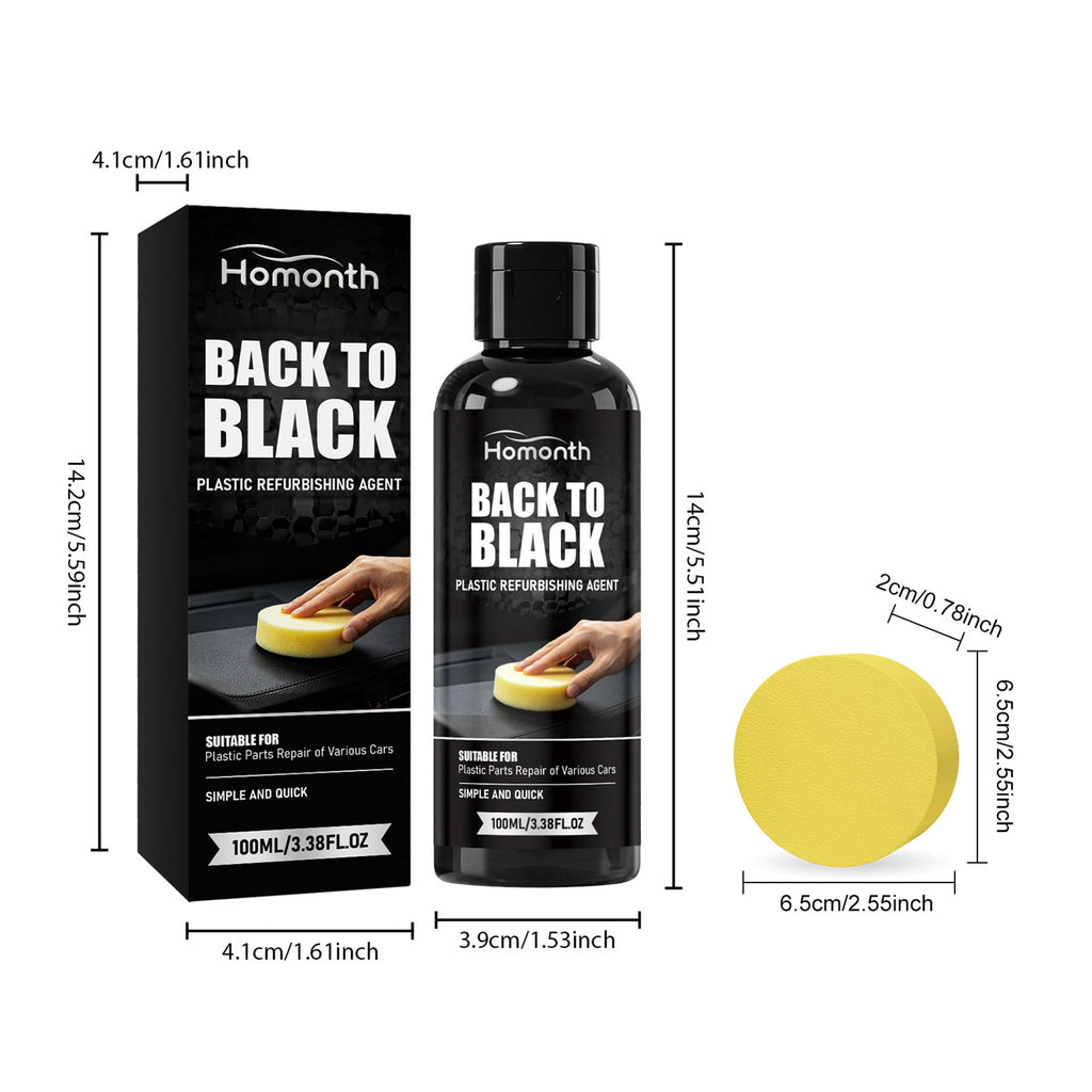 VIBE Nano Car Plastic Restorer Trim Polish UV Protection 250ml