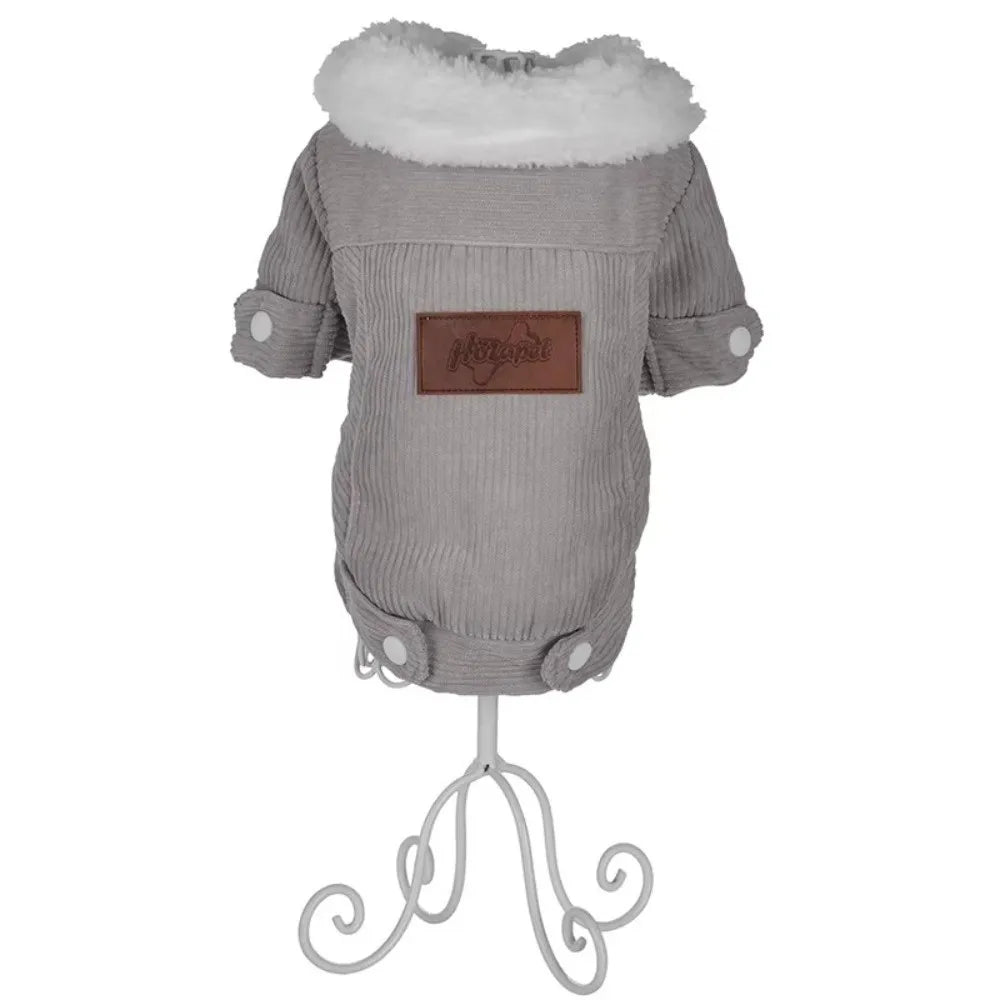 Winter Fleece Dog Vest Coat – Windproof for Small & Medium Dogs
