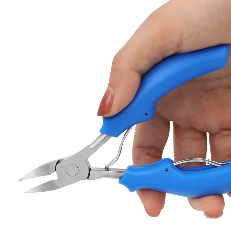 Professional Toenail Clippers Sharp Curved Blade Thick Nail Tool