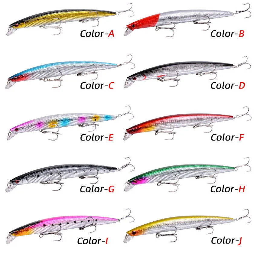 Minnow Fishing Lure Set 18cm 24g – 3/5/8 Pcs Crankbait