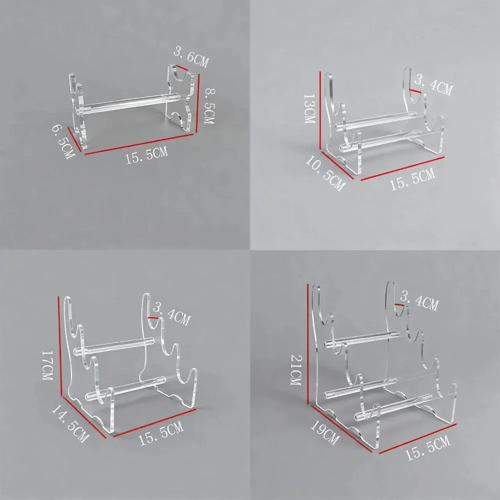 Acrylic Multi-Layer Desktop Display Stand & Organizer Rack