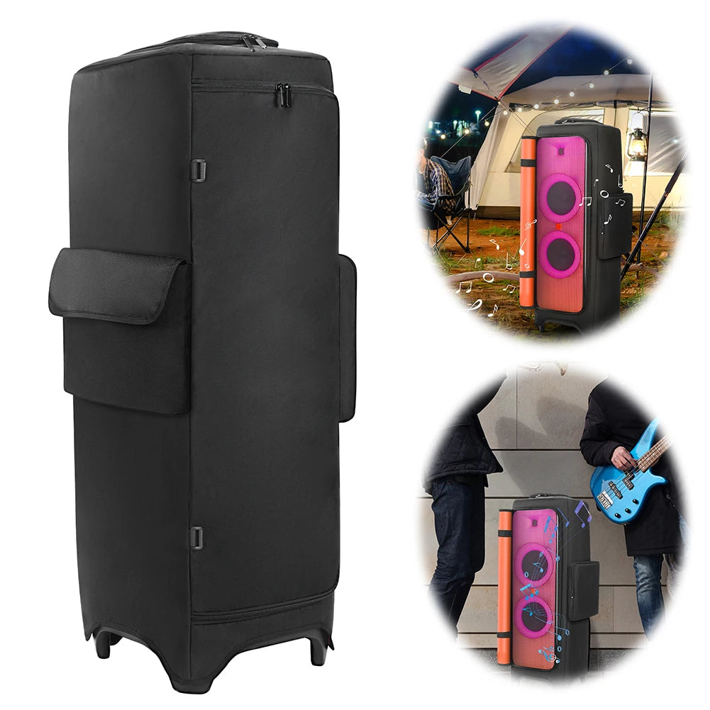 VODOOL Foldable Speaker Dust Cover with Mic Pockets – JBL PartyBox 1000