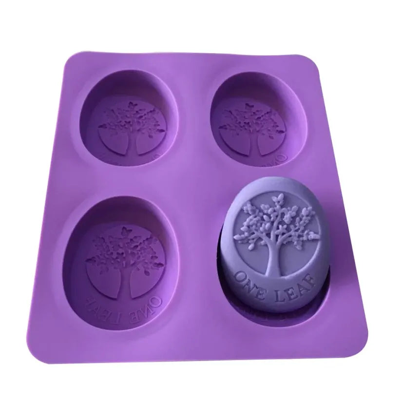Silicone Soap Mold DIY Cold Process – Happy Tree & Cash Cow 130g