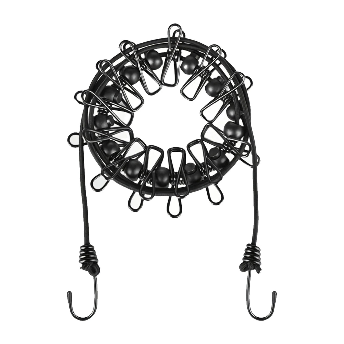 Portable Retractable Clothesline with 12 Clips | Travel & Outdoor