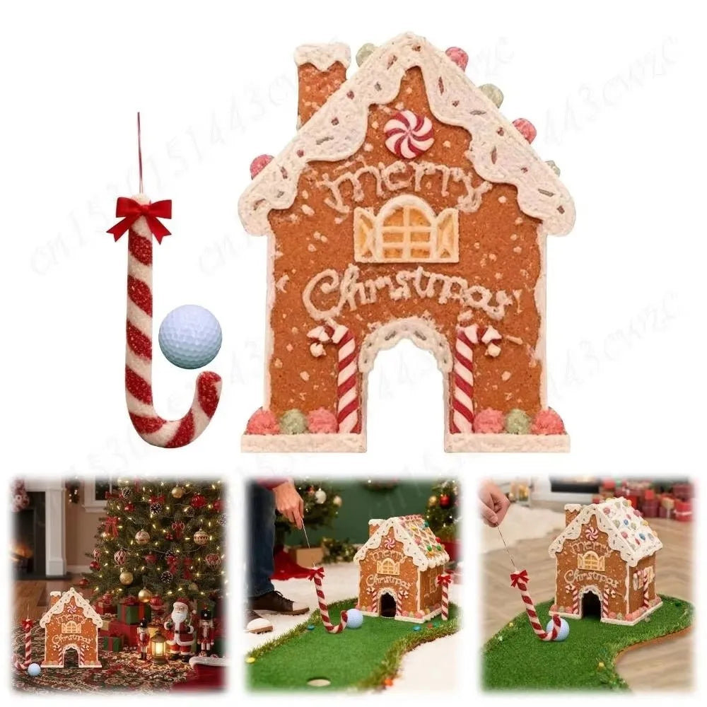 Gingerbread Mini Golf Game Set – Christmas Party Activity