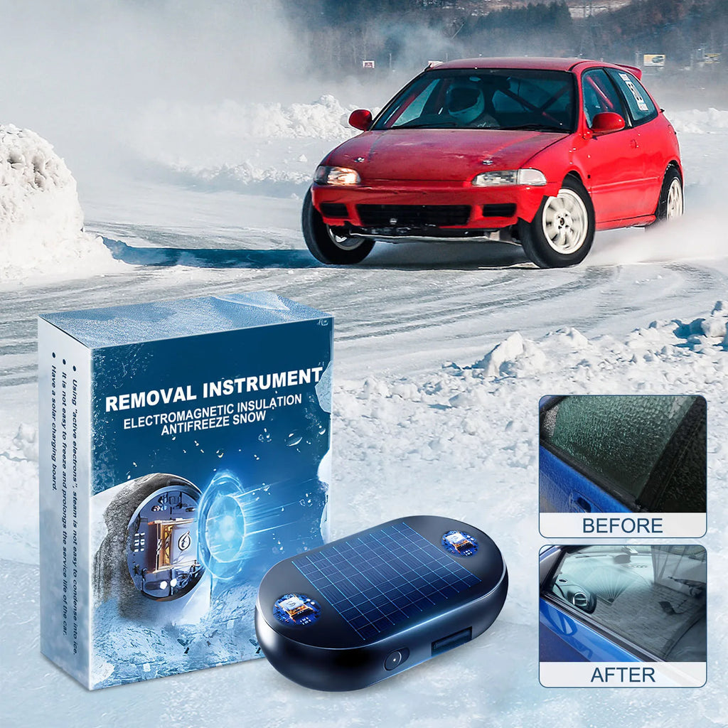 Electromagnetic Car Defroster – Portable Windshield Ice Remover