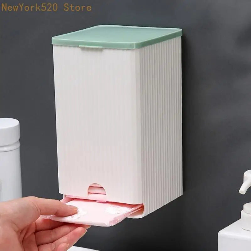 Wall Mounted Tissue Dispenser & Sanitary Napkin Storage Box