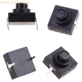10-Pack Flashlight Push Button Switch 1A 30V 2-Pin CB-1212-112D