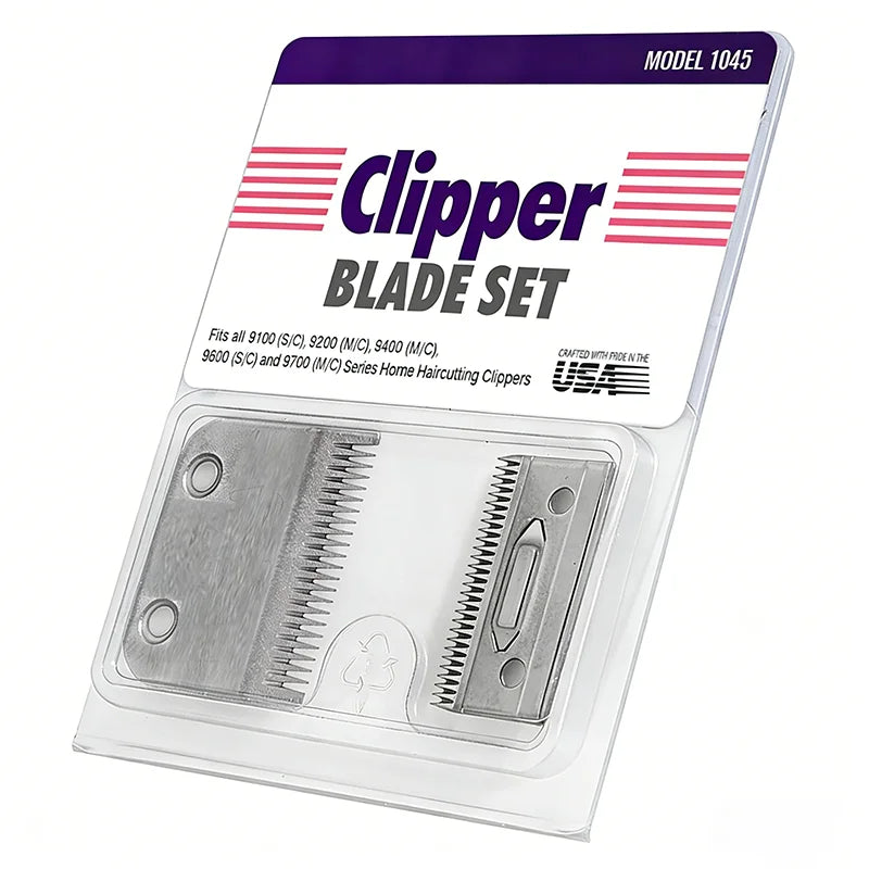 PROGEMEI 1045 Clipper Blade Set for Wahl 9100 9200 9600