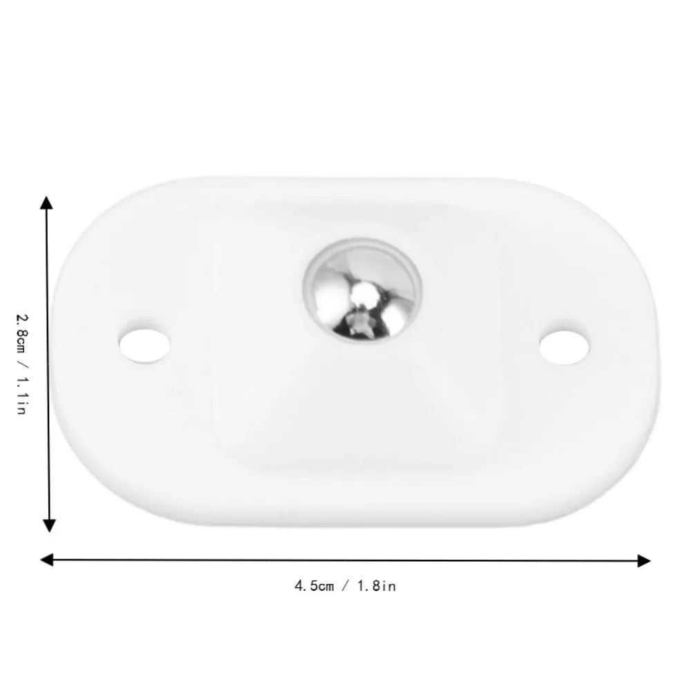 12-Pack Self Adhesive Mini Swivel Caster Wheels – 360° Rotation