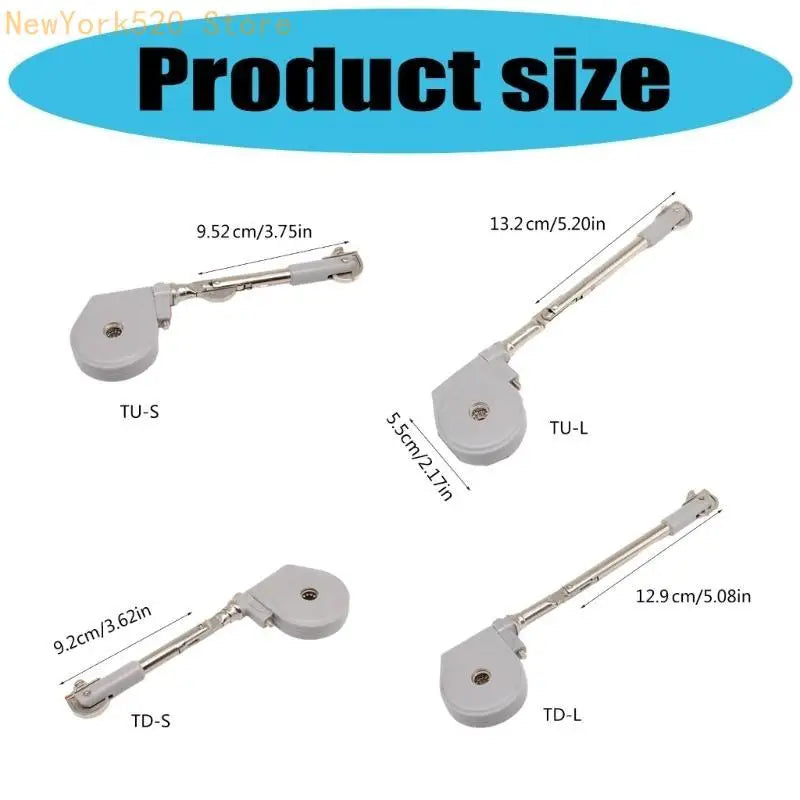 Slow-Close Lid Support Hinge for Toy Box & Wooden Chest