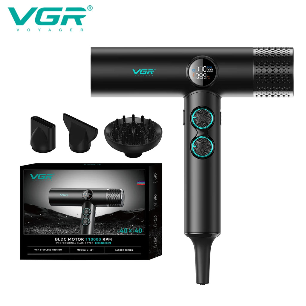 VGR V-401 Professional Hair Dryer 110000 RPM Brushless Motor