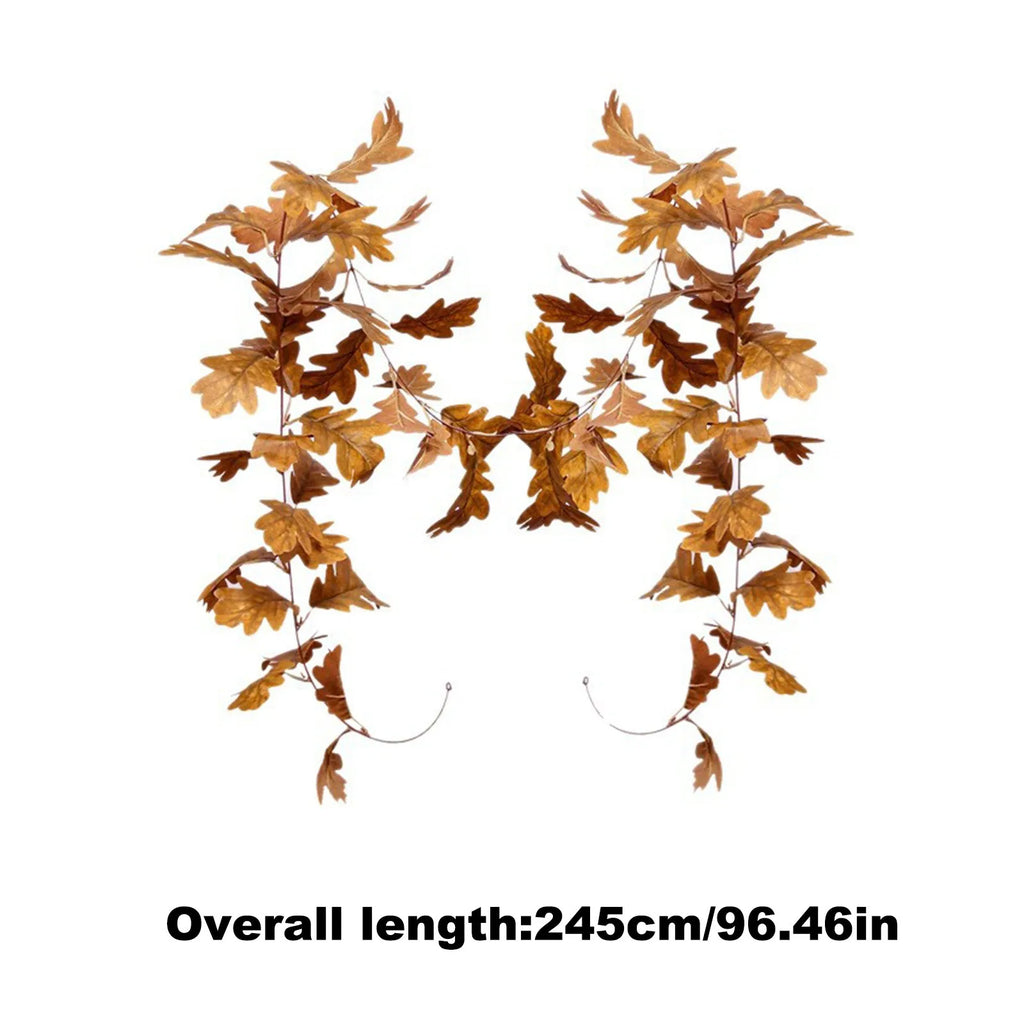 Artificial Maple Leaf Decor – Realistic Silk Flower Arrangement