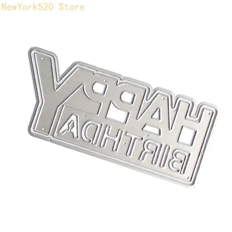 Happy Birthday Embossing Cutting Dies – Card Making Templates