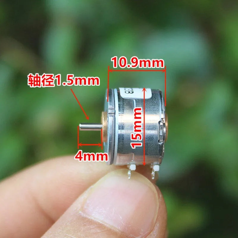 10pcs 15mm Stepper Motor 2-Phase 4-Wire 18° 5V DC