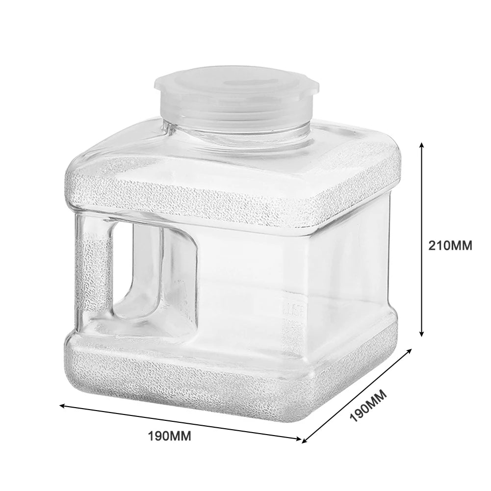 5L Portable Water Jug Bucket – Leakproof Food-Grade PC Outdoor