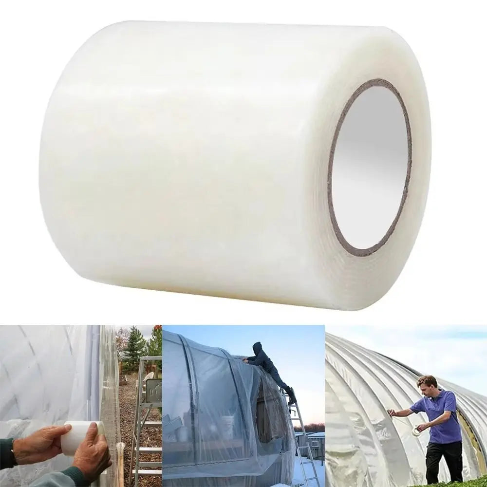 UV Resistant Greenhouse Film Repair Tape – Transparent PE Patch