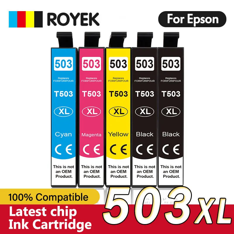 Epson 503XL Compatible Ink Cartridges – XP-5200 WF-2960 4-Pack