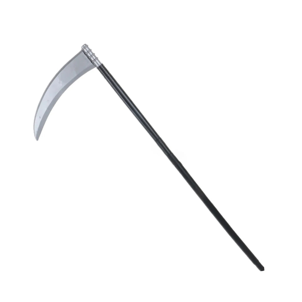 Grim Reaper Scythe Halloween Prop – Large Plastic Curved Blade