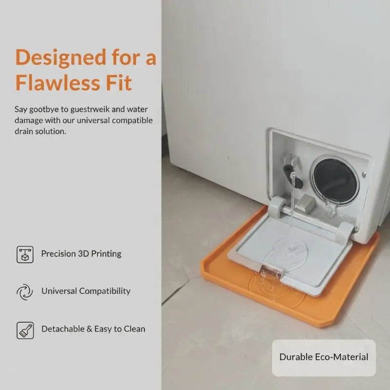Washing Machine Drain Pan – Front Load Washer Water Tray
