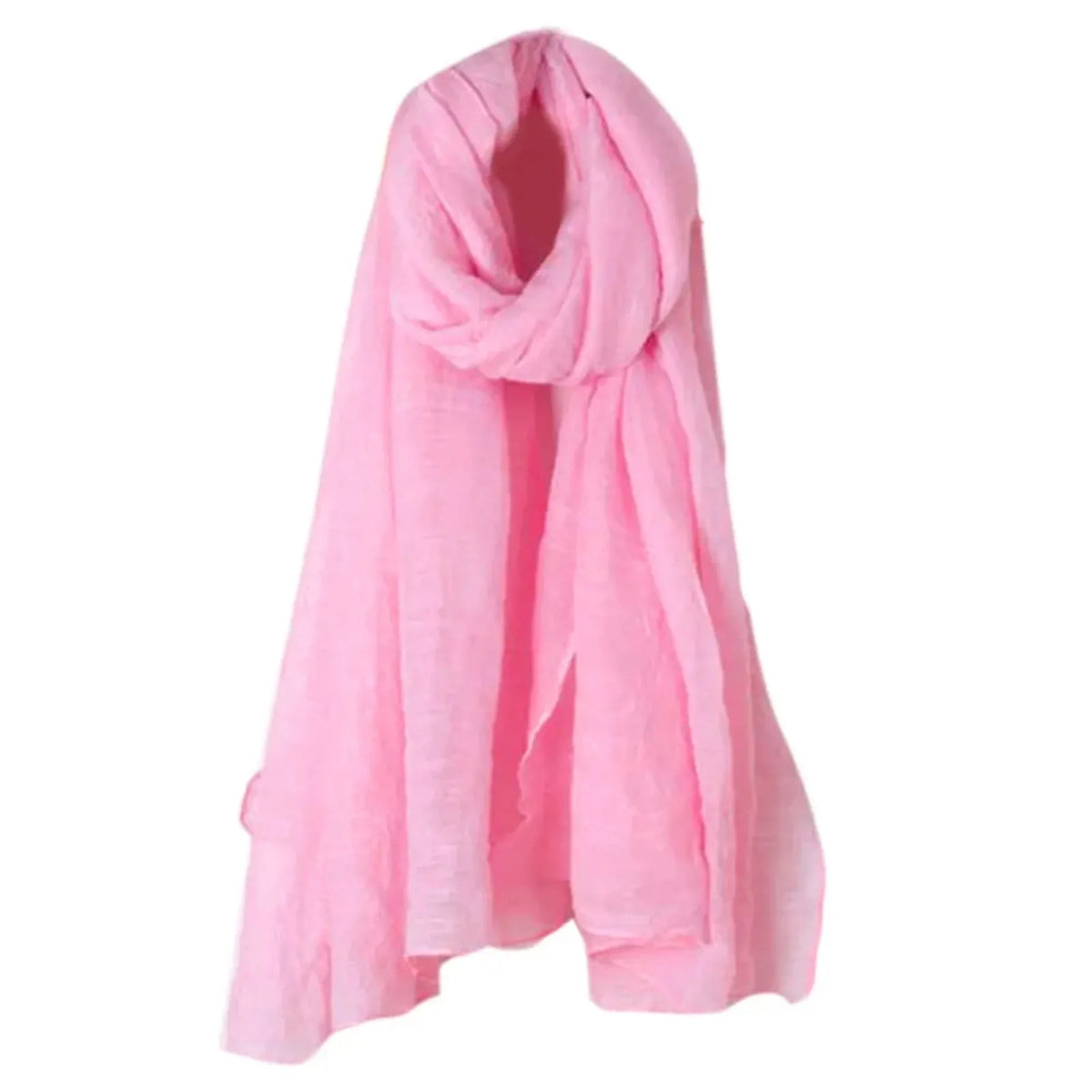 Women's Large Cotton Blend Shawl Scarf – 16 Colors