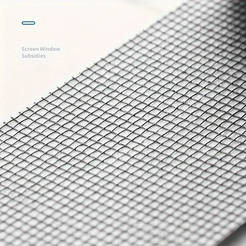 Window Screen Repair Tape – Self-Adhesive Mesh Patch Roll