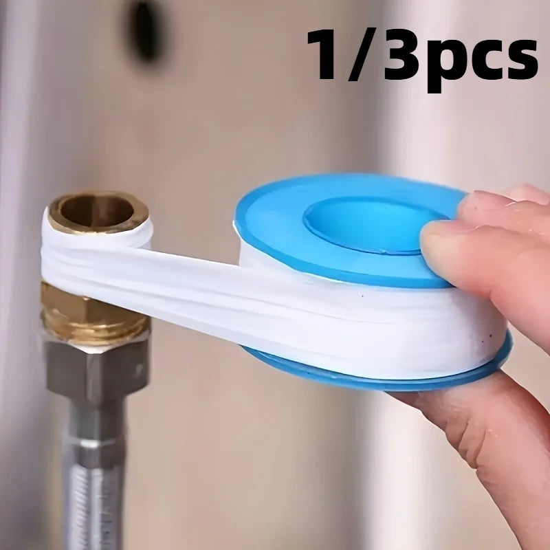 PTFE Plumbing Tape White Pipe Sealing Tape 1/3 Pack – VIBE