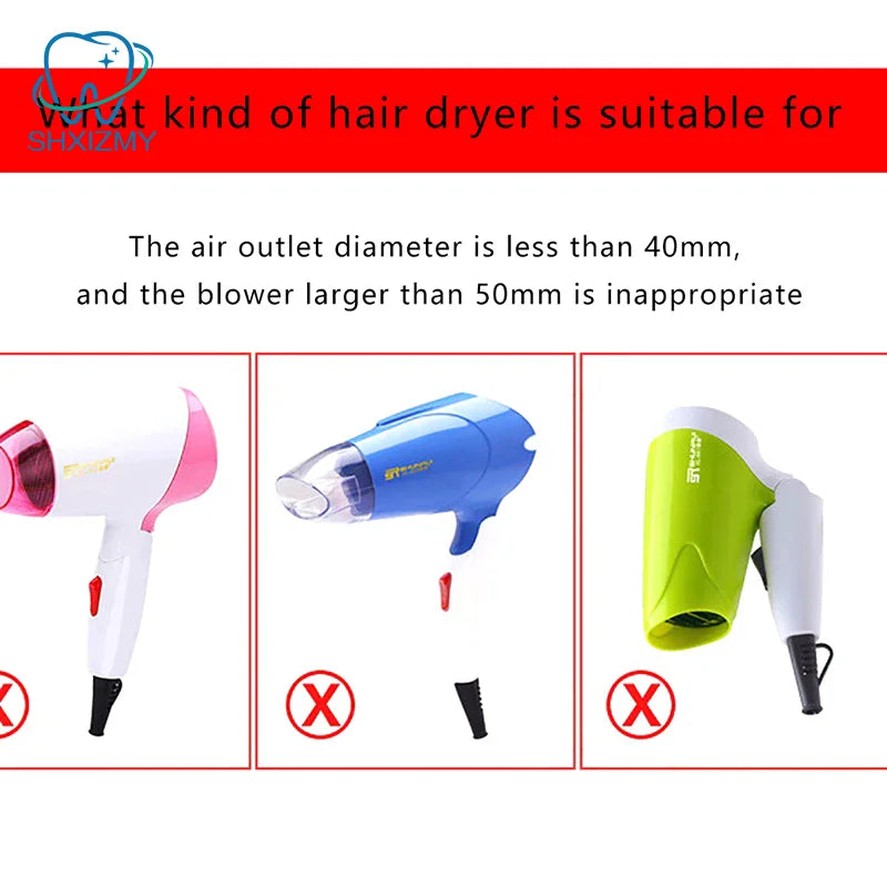 Universal Hair Diffuser for Curly Wavy Hair – Black
