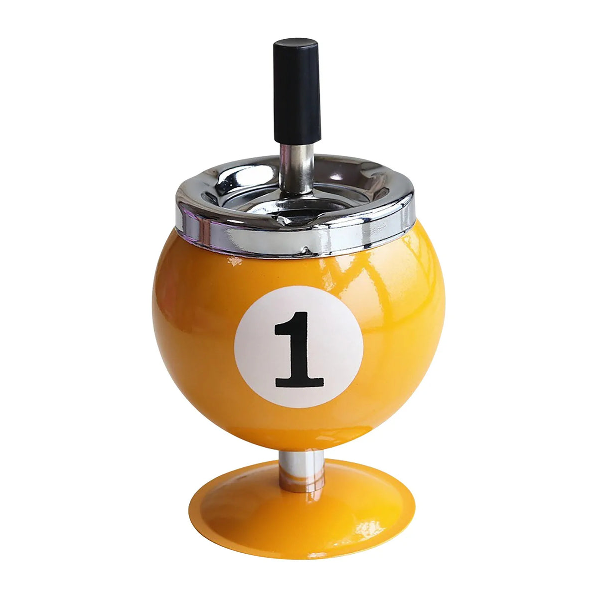 VIBE Billiard Ashtray with Lid – Windproof Metal Cigar Ashtray