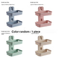 Wall Mount Double Layer Soap Dish with Drainage | Bathroom Organizer
