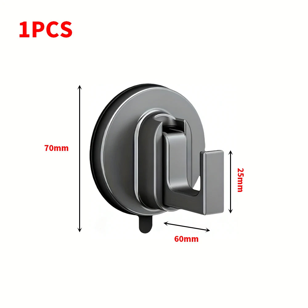 Vacuum Suction Cup Hooks – Punch-Free Wall Hook for Bathroom