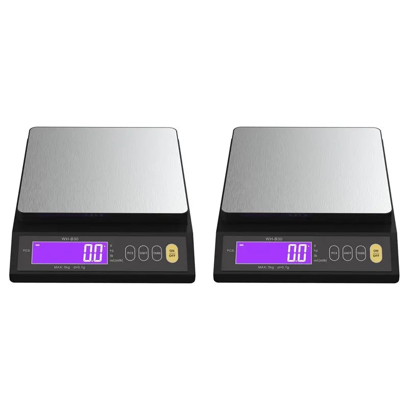 VIBE A01F-2X Rechargeable Digital Kitchen Scale 10kg – 2 Pack