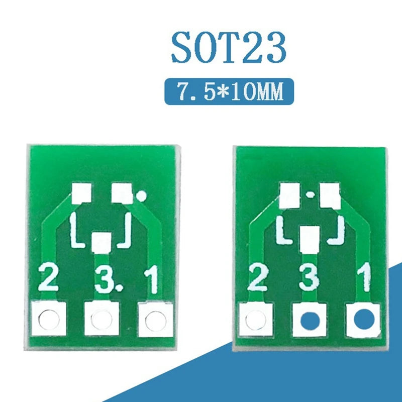 SOT23-3 to SIP3 DIP Adapter PCB Board SMD Converter Kit
