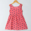 Girls Colorful Printed Sleeveless Sundress – A-Line Summer Dress