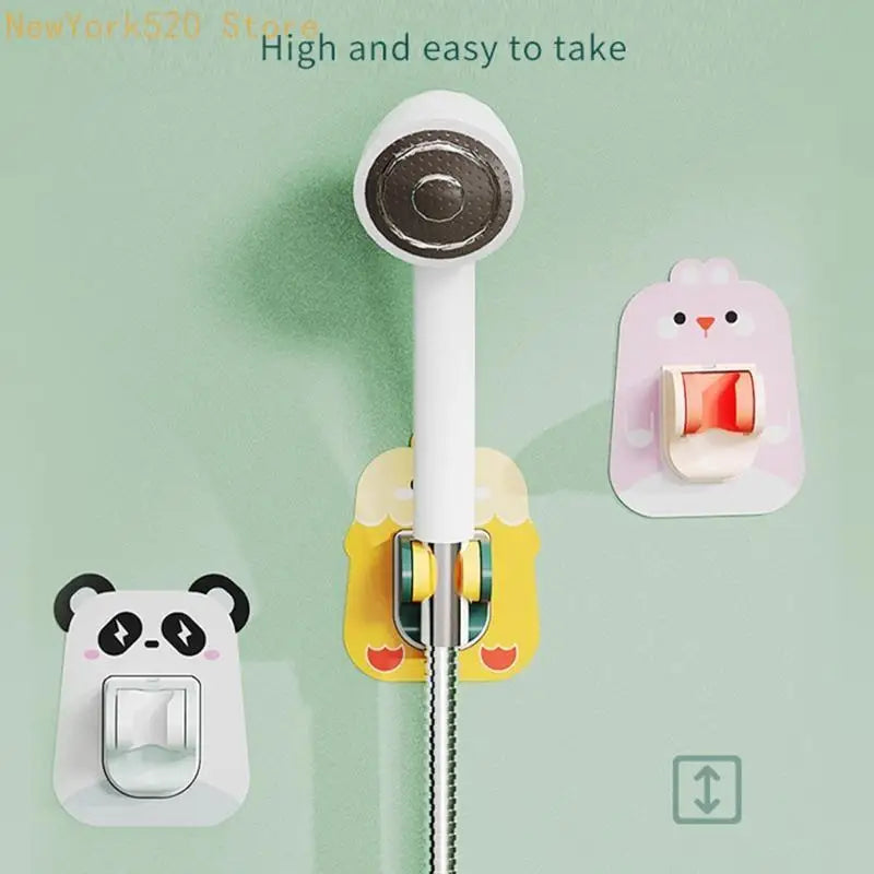 No-Drill Wall Mounted Hand Shower Holder – Cute Bathroom Bracket