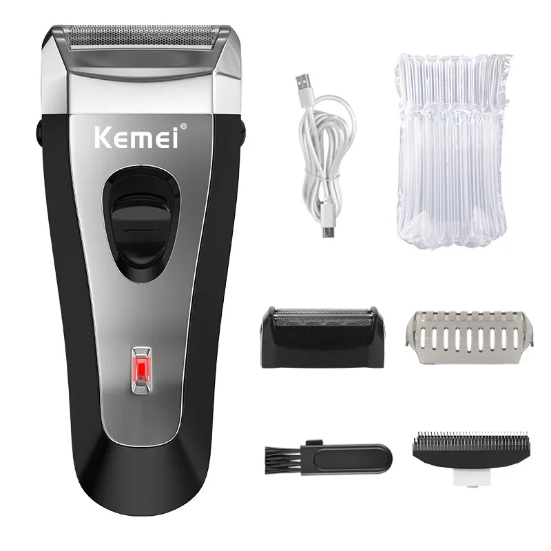 Kemei KM-9038 Mini Foil Electric Shaver USB Rechargeable Razor