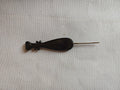Ebony Wood Handle Crochet Hook – DIY Doll & Wool Craft Tool