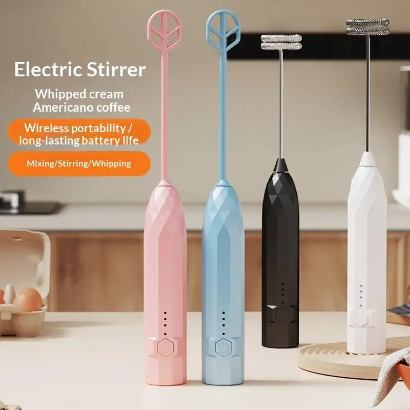 VIBE 2-in-1 Rechargeable Handheld Milk Frother & Mixer